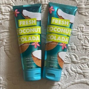 Fresh Coconut Colada bath and body works lotion